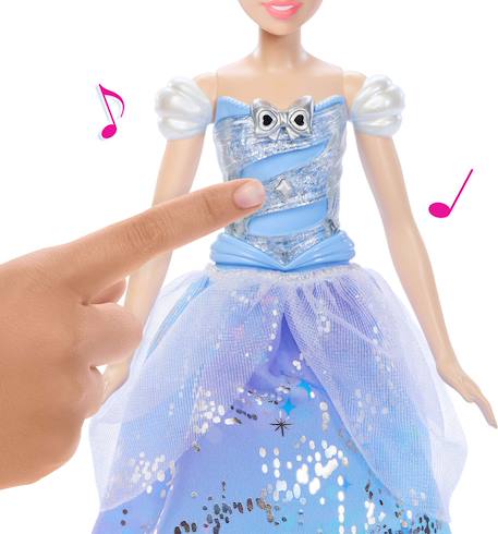 Poupée princesse cendrillon et sa robe enchantée Bleu 3 - vertbaudet enfant 