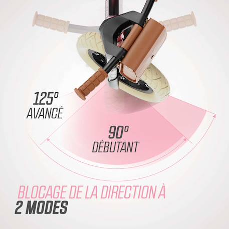 Draisienne pour enfants, 2,5+ ans, 12 pouces, biky retro rose Pink 2 - vertbaudet enfant 