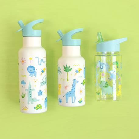 Gourde enfant ergonomique 450 ml Beige+Bleu+Bleu marine+Gris+Jaune+Kaki+Noir+Parme+Rose+Vert de gris+Vert menthe 58 - vertbaudet enfant 