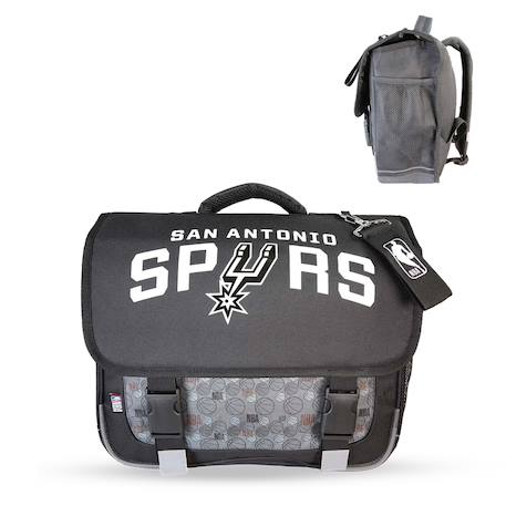 Cartable scolaire 2 compartiments NBA San Antonio Spurs - 38 cm Noir 1 - vertbaudet enfant 