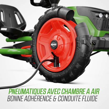 Kart à pédales enfant 3ans+ - Fendt Green/red 2 - vertbaudet enfant 