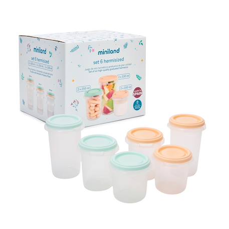 Ensemble de 6 vases hermaphrodites Vert 1 - vertbaudet enfant 