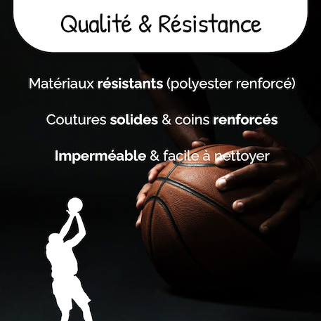 Cartable scolaire 2 compartiments NBA San Antonio Spurs - 38 cm Noir 6 - vertbaudet enfant 