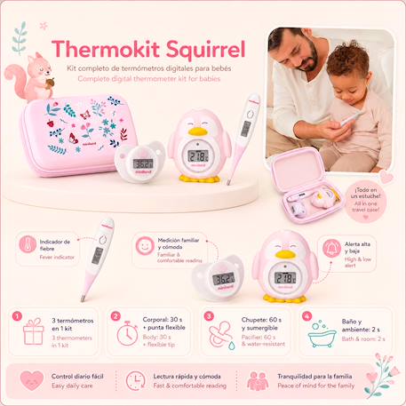 Thermokit écureuil ROSE 5 - vertbaudet enfant 