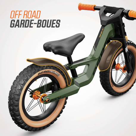 Draisienne pour enfants, 2,5+ ans, 12 pouces, biky trail vert Dark green 5 - vertbaudet enfant 