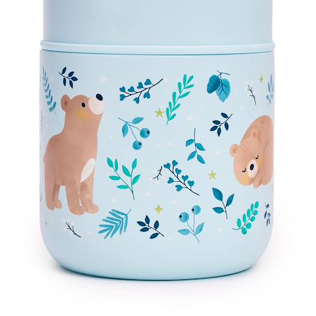 Thermos pour bouillies mini Bleu clair+Rose 4 - vertbaudet enfant 