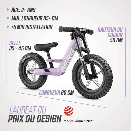 Draisienne biky cross avec frein à mains Black+Blue+Grey+Purple+White 22 - vertbaudet enfant 