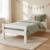 Lit avec sommier pin massif  lilja Blanc 1 - vertbaudet enfant 