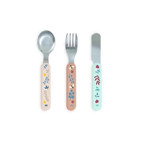 Ensemble de couverts en acier dreamland Beige 1 - vertbaudet enfant 