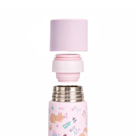Thermos pour bébés thermy  500ml Bleu+Jaune+Rose 14 - vertbaudet enfant 