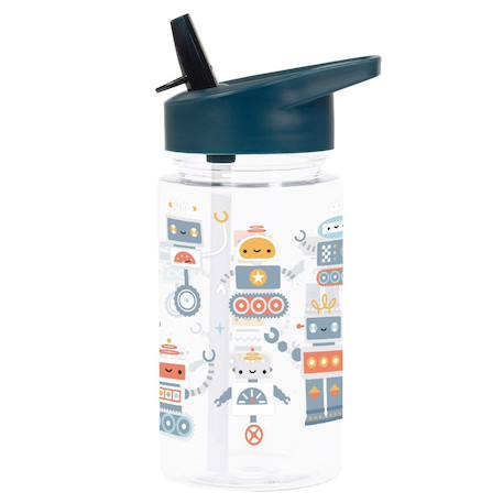 Gourde enfant ergonomique 450 ml Beige+Bleu+Bleu marine+Gris+Jaune+Kaki+Noir+Parme+Rose+Vert de gris+Vert menthe 11 - vertbaudet enfant 