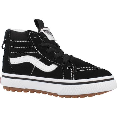 Baskets enfant garçon en cuir Noir 5 - vertbaudet enfant 