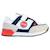 Baskets garçon à scratch Blanc marine rouge 1 - vertbaudet enfant 