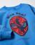 Sweat en coton peigné avec imprimé lenticulaire spider-man Bleu 3 - vertbaudet enfant 