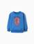 Sweat en coton peigné avec imprimé lenticulaire spider-man Bleu 1 - vertbaudet enfant 