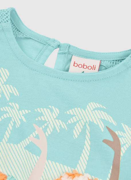 T-shirt pour fille Vert 3 - vertbaudet enfant 