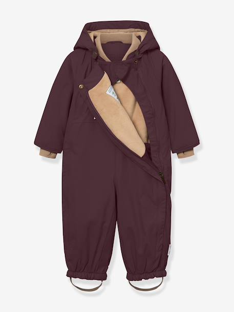 Combinaison de neige doublée polaire MATWISTI enfant MINI A TURE bleu foncé+bleu grisé+gris ardoise+marine+prune+rose poudré+violet 28 - vertbaudet enfant 