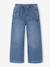 Pantalon large fille bleu moyen+denim bleached 1 - vertbaudet enfant 