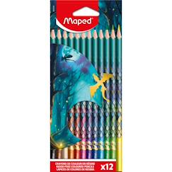 Jouet-Papeterie-Crayons de couleur dragon crayon en résine