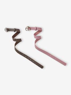 Lot de 2 ceintures  - vertbaudet enfant