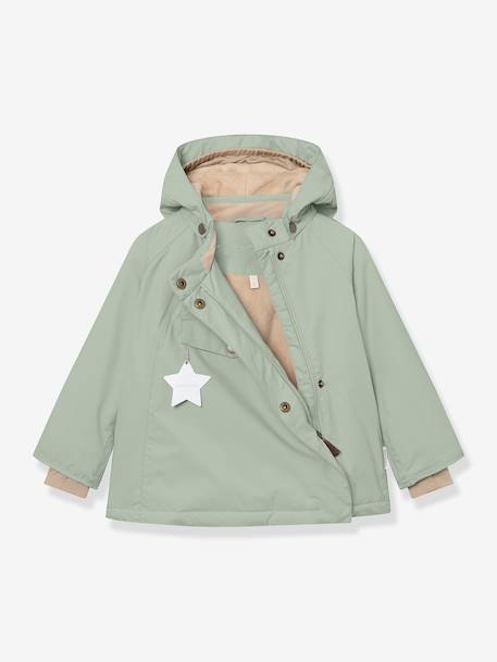 Veste d'hiver avec doublure polaire MATWANG enfants MINI A TURE bleu foncé+bordeaux+gris+gris ardoise+marine+marron+rouge+vert sauge+vieux rose 20 - vertbaudet enfant 