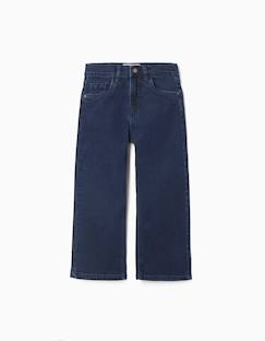 -Pantalon en jean à coupe droite avec 5 poches