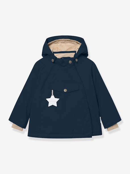 Veste d'hiver avec doublure polaire MATWANG enfants MINI A TURE bleu foncé+bordeaux+gris+gris ardoise+marine+marron+rouge+vert sauge+vieux rose 25 - vertbaudet enfant 