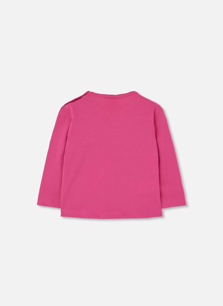 T-shirt fille en maille imprimé Pink 3 - vertbaudet enfant 