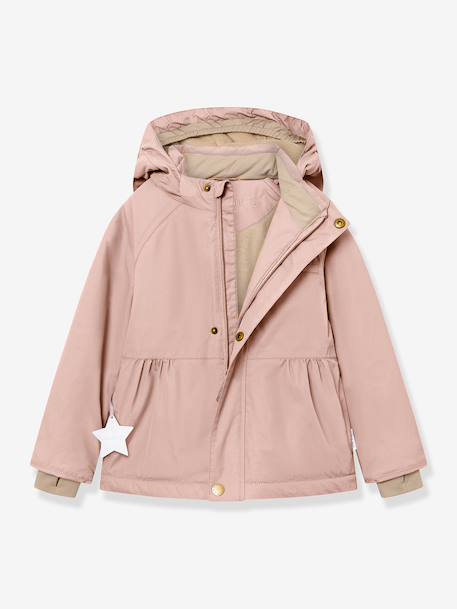 Veste d'hiver avec doublure polaire MATBRIDDINE fille MINI A TURE bleu foncé+rose poudré+vieux rose+violet 8 - vertbaudet enfant 