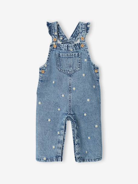 Bébé-Salopette, combinaison-Salopette bébé denim