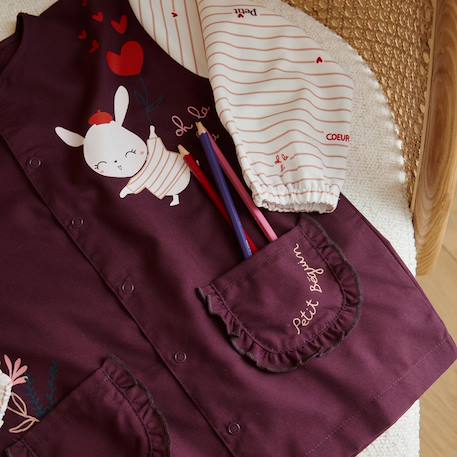 Tablier enfant aimée Bordeaux 6 - vertbaudet enfant 