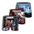 Lot de 3 boxers garçon junior collection heroes Bleu/noir/rouge/gris/rose 1 - vertbaudet enfant 