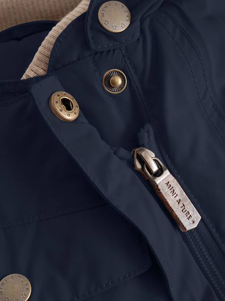 Combinaison de neige doublée polaire MATWISTI enfant MINI A TURE bleu foncé+bleu grisé+gris ardoise+marine+prune+rose poudré+violet 17 - vertbaudet enfant 