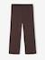 Pantalon fille jacquard chocolat 4 - vertbaudet enfant 