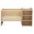 Lit combiné 60x120 évolutif en 90x190 décor bois hêtre - adele Marron 2 - vertbaudet enfant 