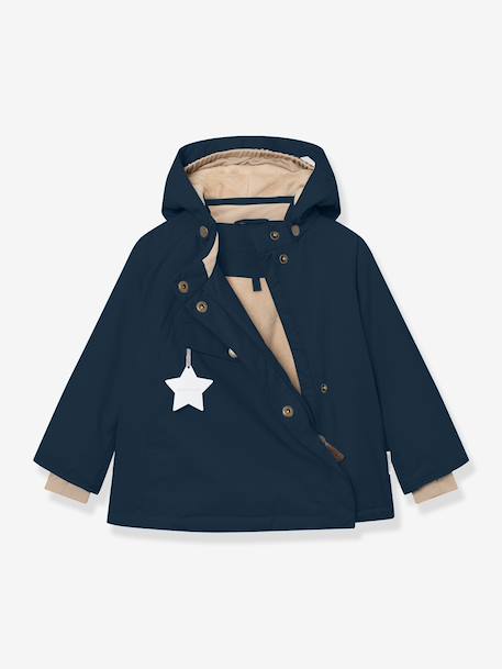 Veste d'hiver avec doublure polaire MATWANG enfants MINI A TURE bleu foncé+bordeaux+gris+gris ardoise+marine+marron+rouge+vert sauge+vieux rose 26 - vertbaudet enfant 