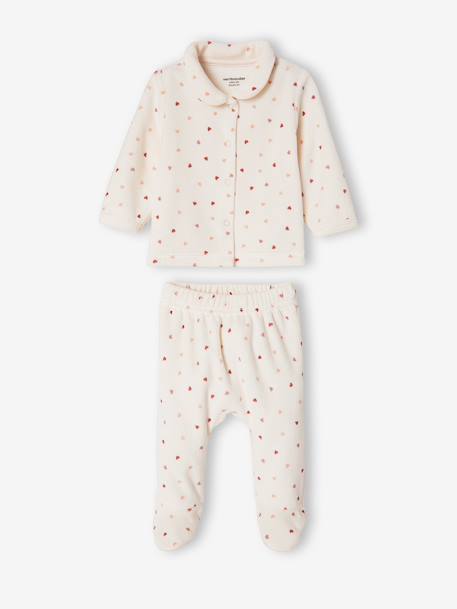 Lot de 2 pyjamas bébé fille rose poudré 2 - vertbaudet enfant 