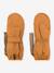 Moufles enfant avec doublure polaire MATCESAR MINI A TURE caramel+marine+vieux rose 1 - vertbaudet enfant 