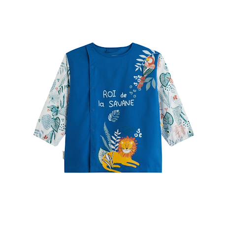 Tablier enfant roi de la savane Bleu 2 - vertbaudet enfant 