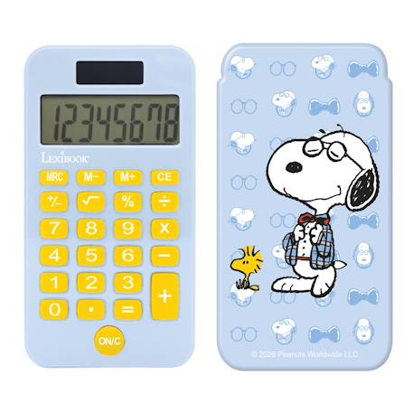 Calculatrice de poche snoopy Bleu 1 - vertbaudet enfant 