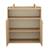 Commode à langer 2 portes et une niche décor bois hêtre - adele Marron 3 - vertbaudet enfant 