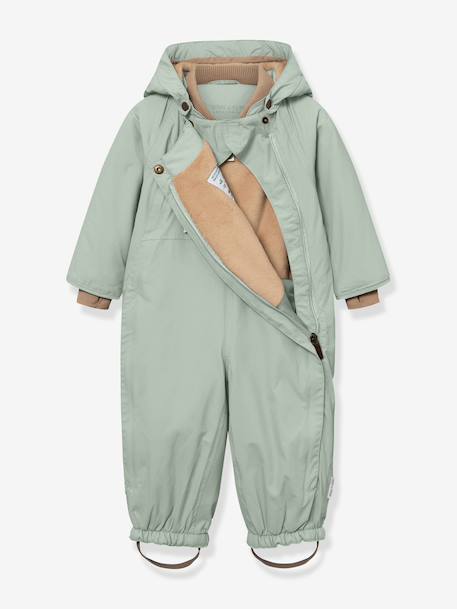 Combinaison de neige doublée polaire MATWISTI enfant MINI A TURE bleu foncé+bleu grisé+gris ardoise+marine+prune+rose poudré+violet 10 - vertbaudet enfant 
