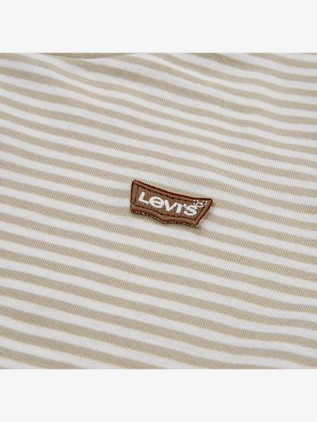 T-shirt manches longues rayé beige 2 - vertbaudet enfant 