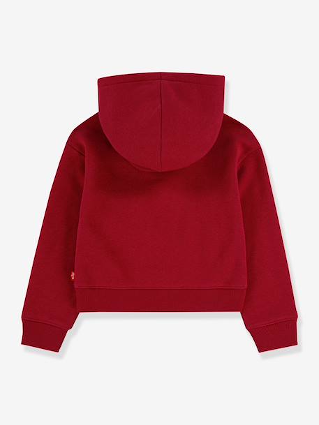 Sweat à capuche rouge 2 - vertbaudet enfant 