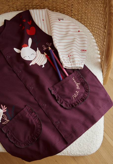 Tablier enfant aimée Bordeaux 1 - vertbaudet enfant 