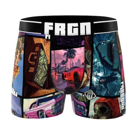 Lot de 3 boxers garçon junior collection heroes Bleu/noir/rouge/gris/rose 2 - vertbaudet enfant 