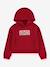 Sweat à capuche rouge 1 - vertbaudet enfant 