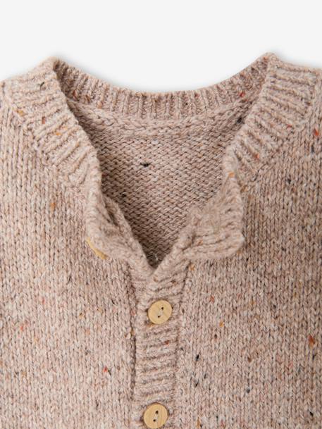 Ensemble combinaison et doudou naissance beige chiné 5 - vertbaudet enfant 