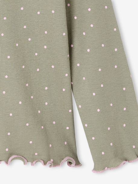 Lot de 2 pyjamas fille vert sauge 1 - vertbaudet enfant 