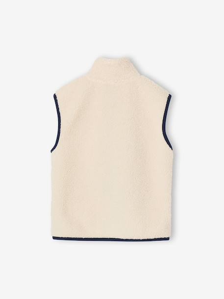 Gilet sans manches garçon caramel+écru 7 - vertbaudet enfant 